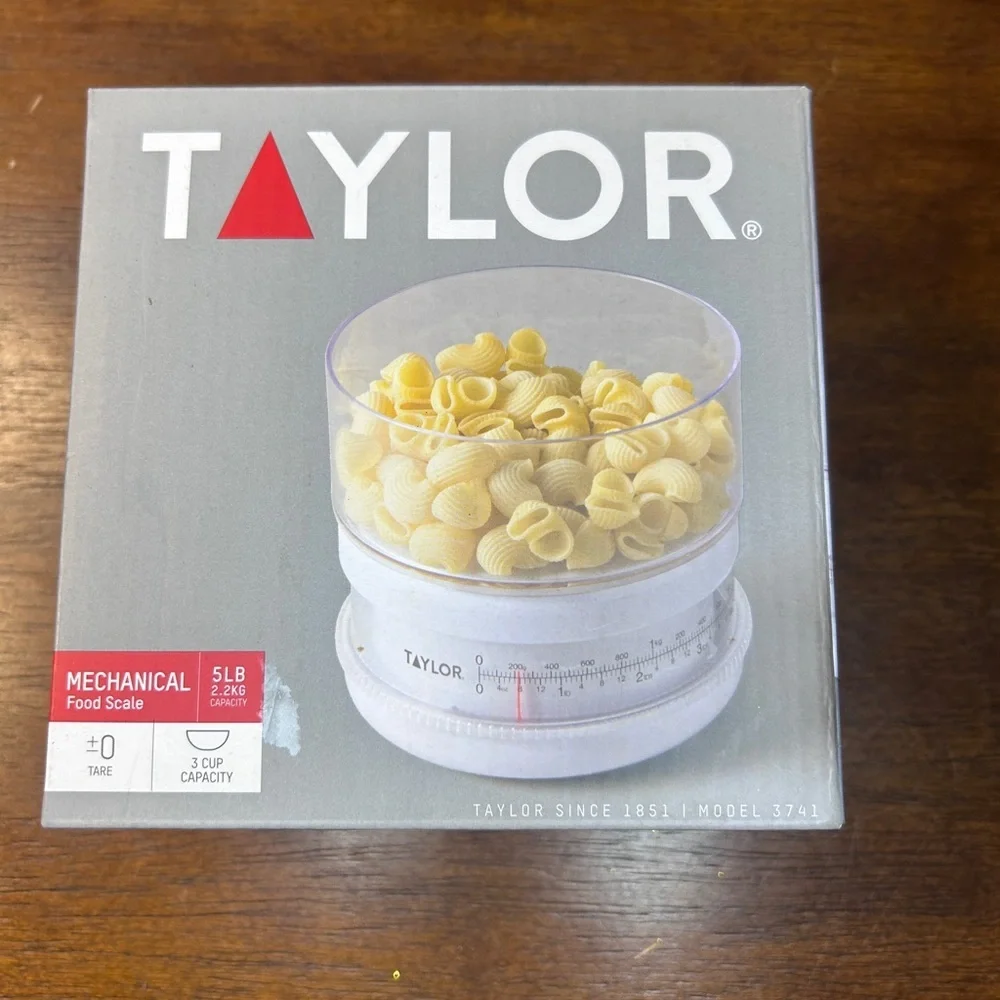 Taylor Mechanical Food Scale - Red and White